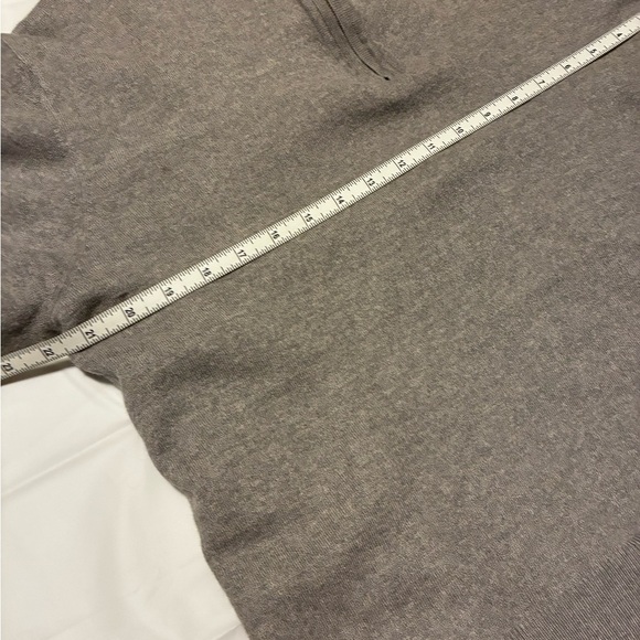 Fairway & Greene Italian Merino Wool 1/4 Zip Size XL Lined Golf Sweater Money - Picture 3 of 6